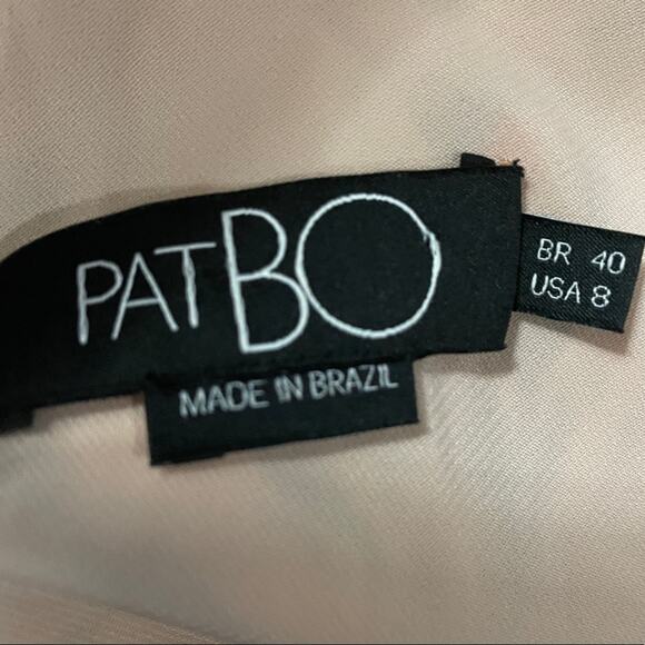 PatBO Asymmetric Pink Tropical Floral Dress - Picture 3 of 9